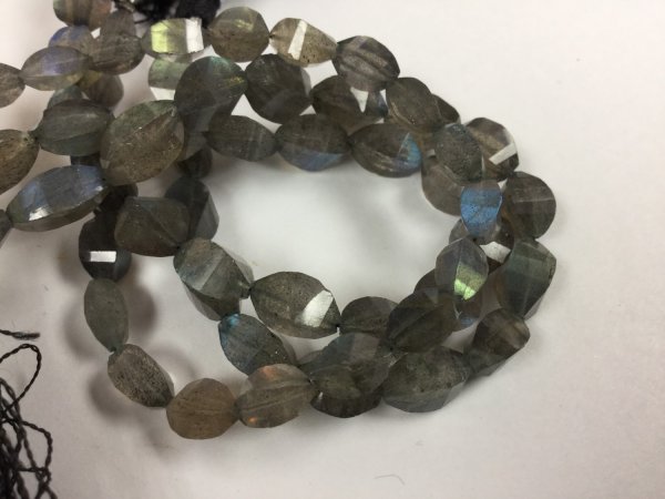 Labradorite Twisted oval Faceted