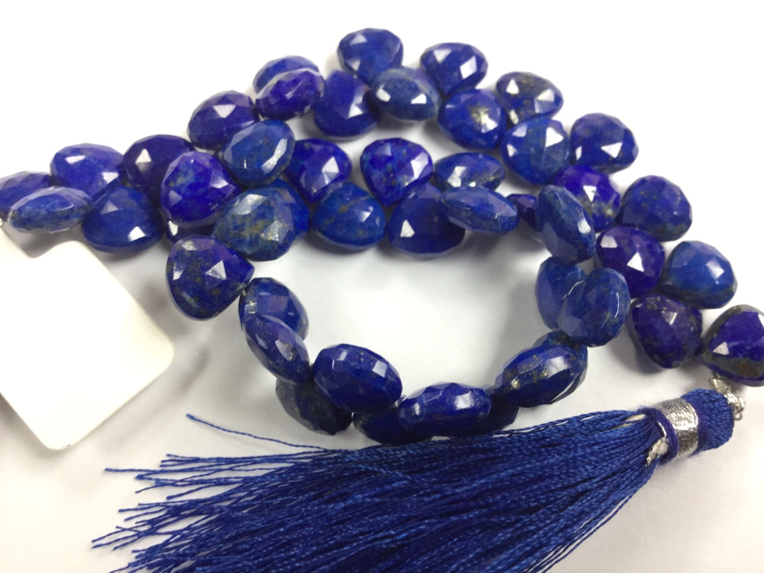 Lapis Hearts Faceted