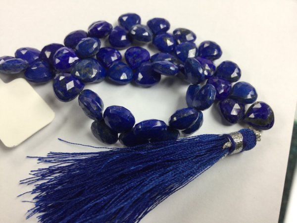 Lapis Hearts Faceted