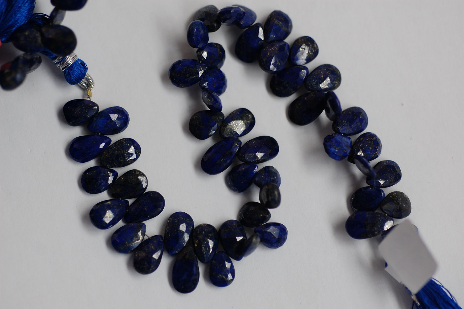 Lapis Pear Faceted