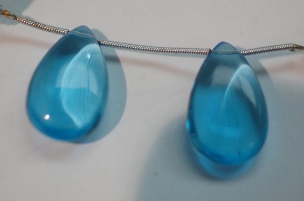 Light Blue Hydro Pear Smooth Matching Pears
