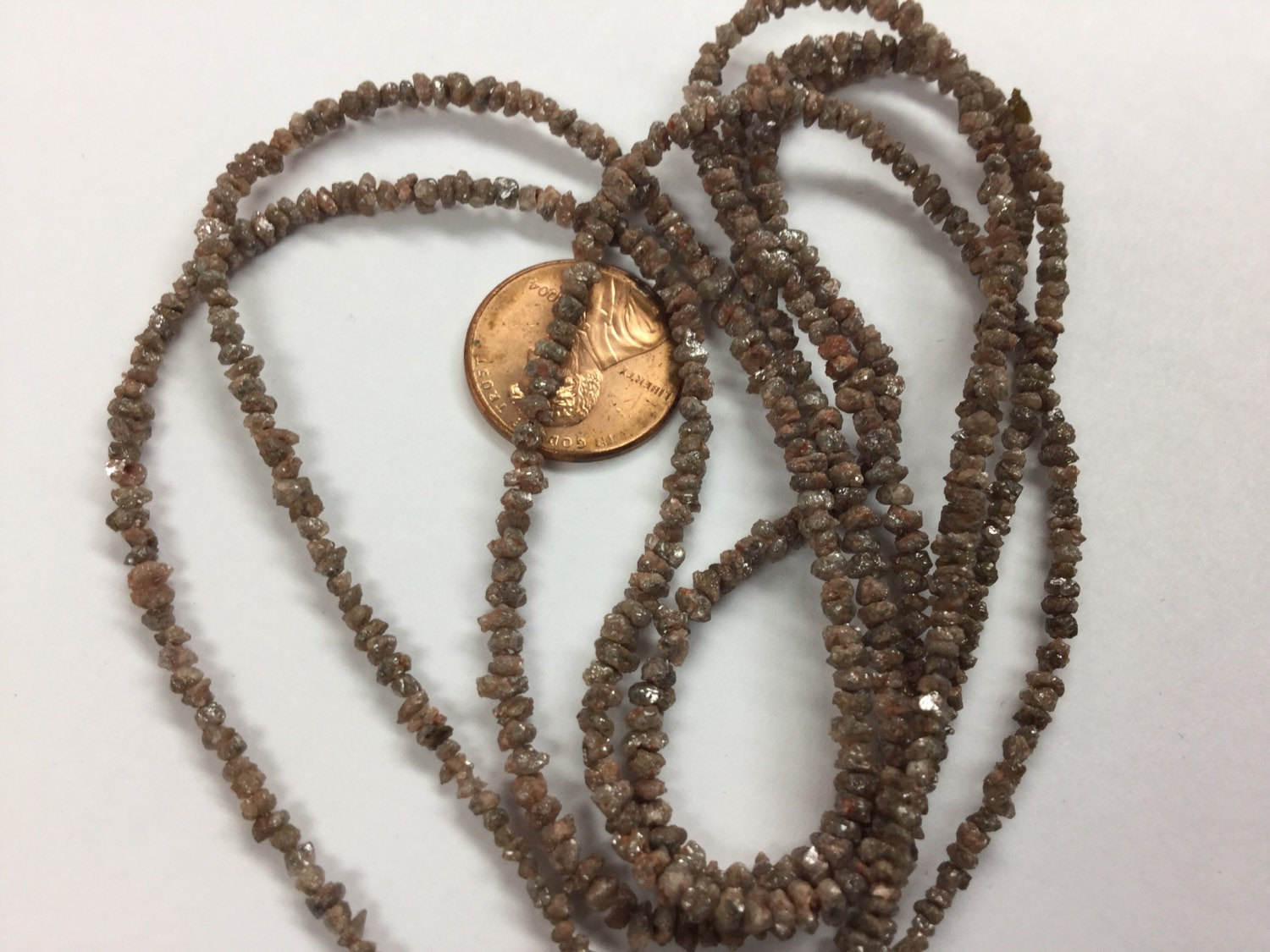 Light Brown Rough Cut Diamonds Faceted