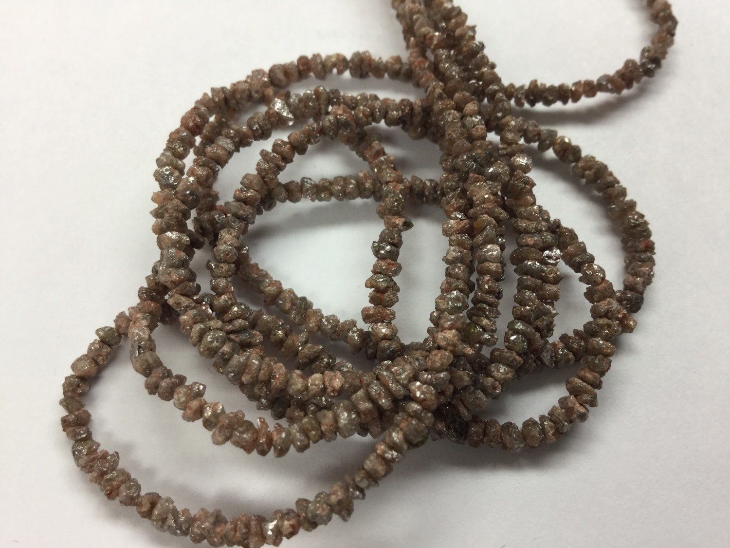 Light Brown Rough Cut Diamonds Faceted