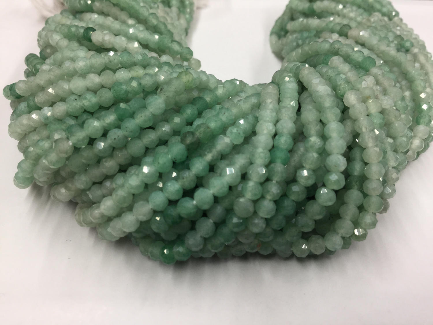 Light Chrysoprase Rounds Faceted
