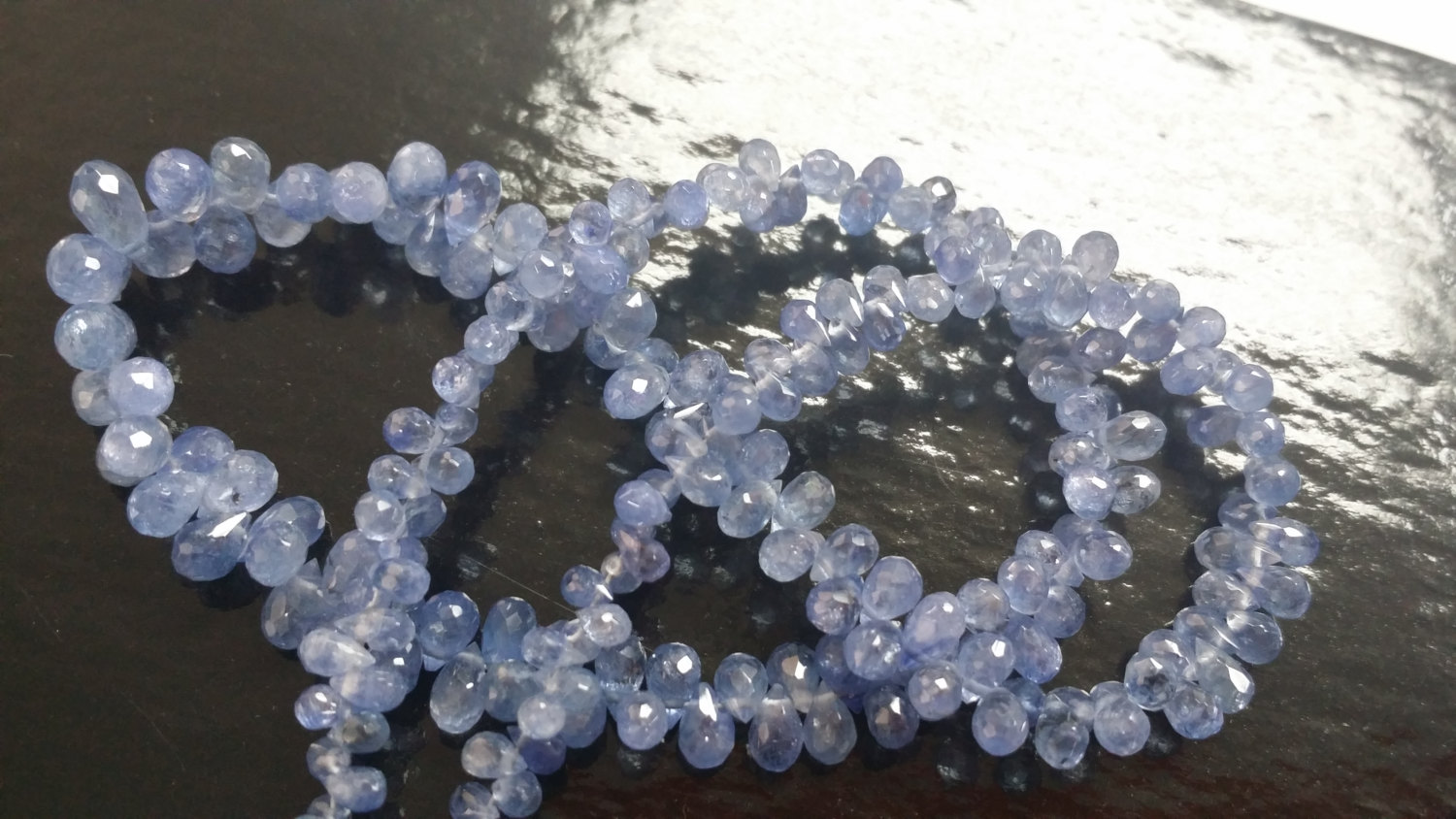 Light Purple Blue Madagascar Sapphire Drops