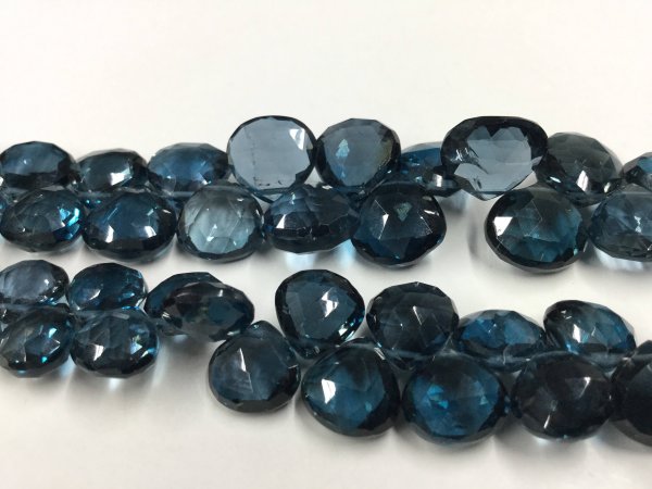 London Blue Topaz Hearts Faceted