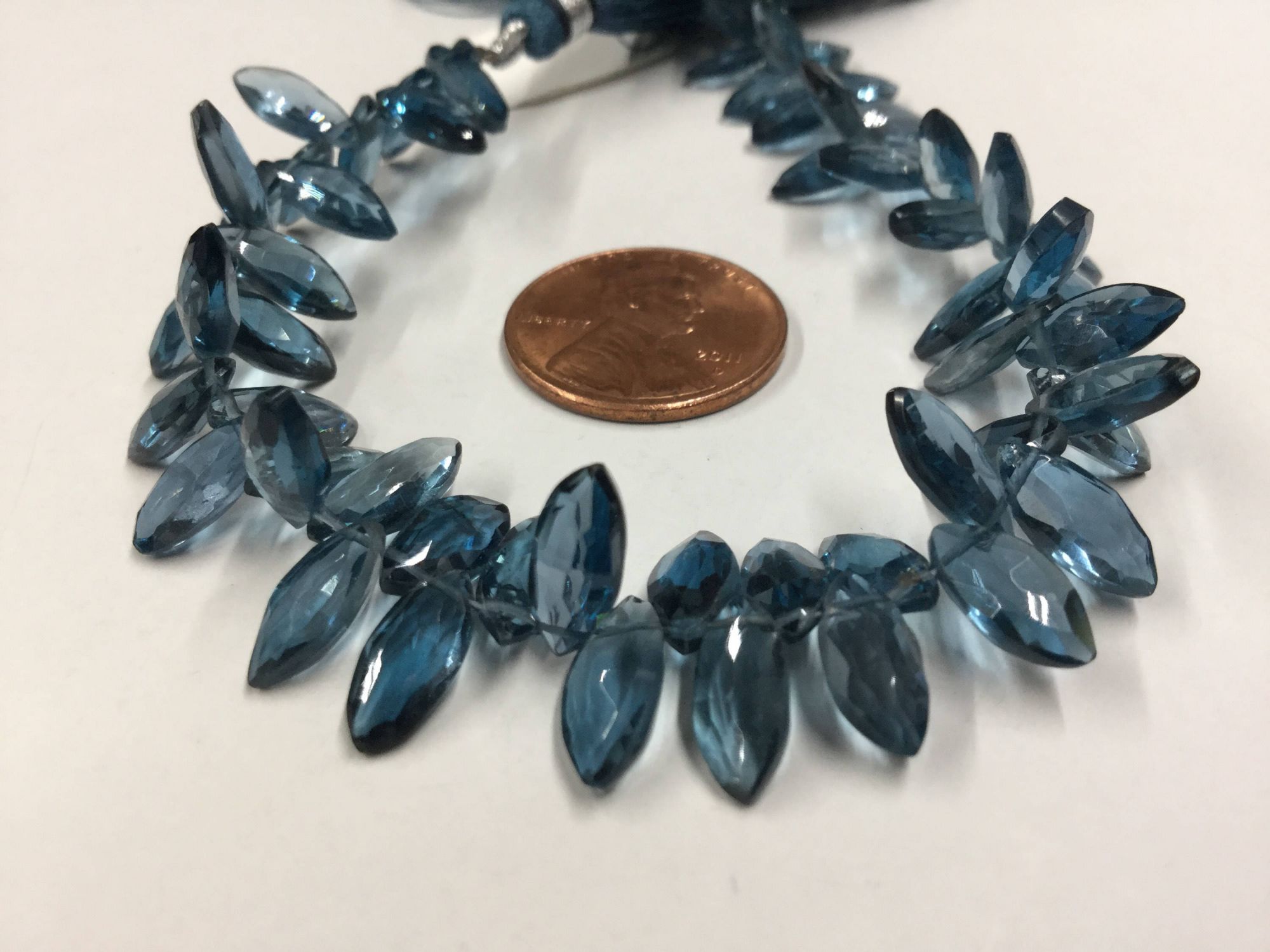 London Blue Topaz Marquise Faceted