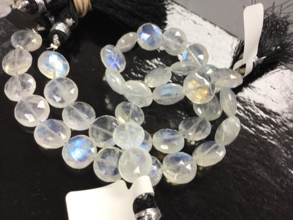 Moonstone Coins Faceted