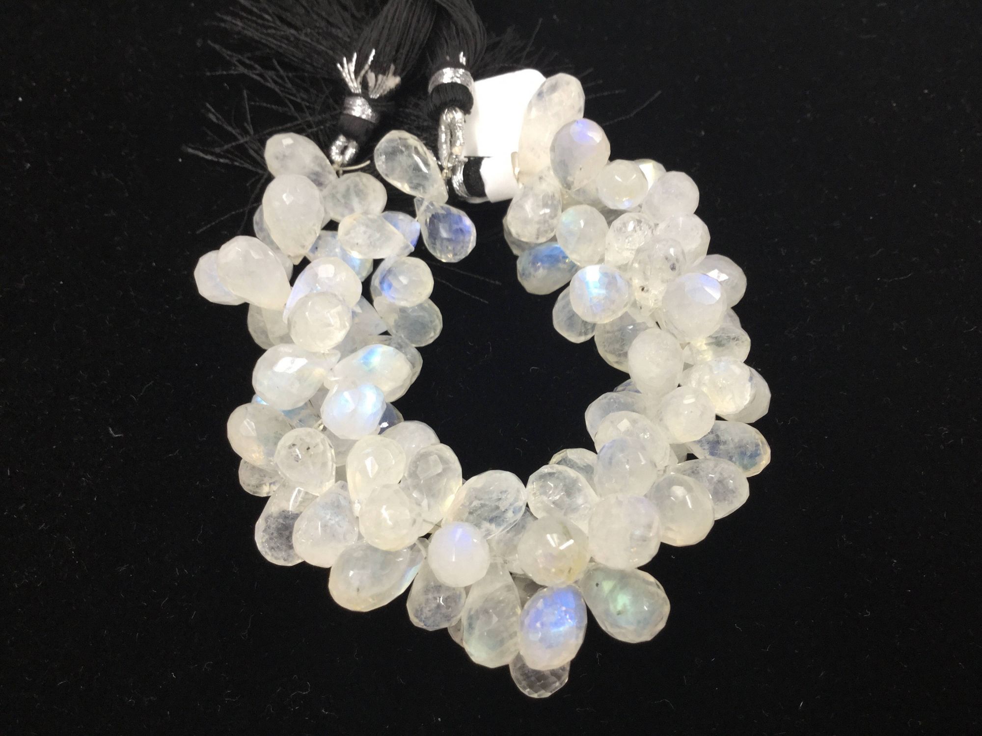 Moonstone Drops Faceted