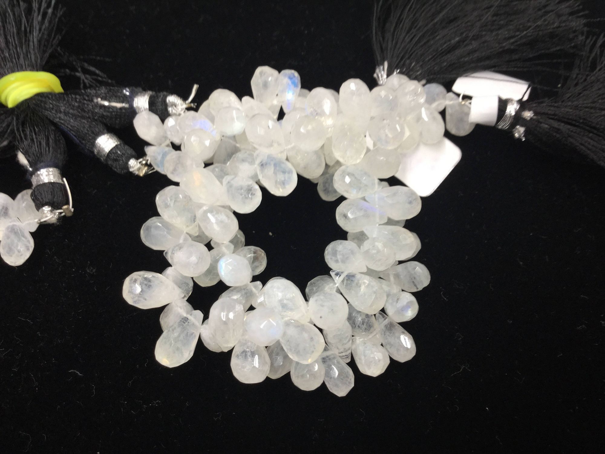Moonstone Drops Faceted