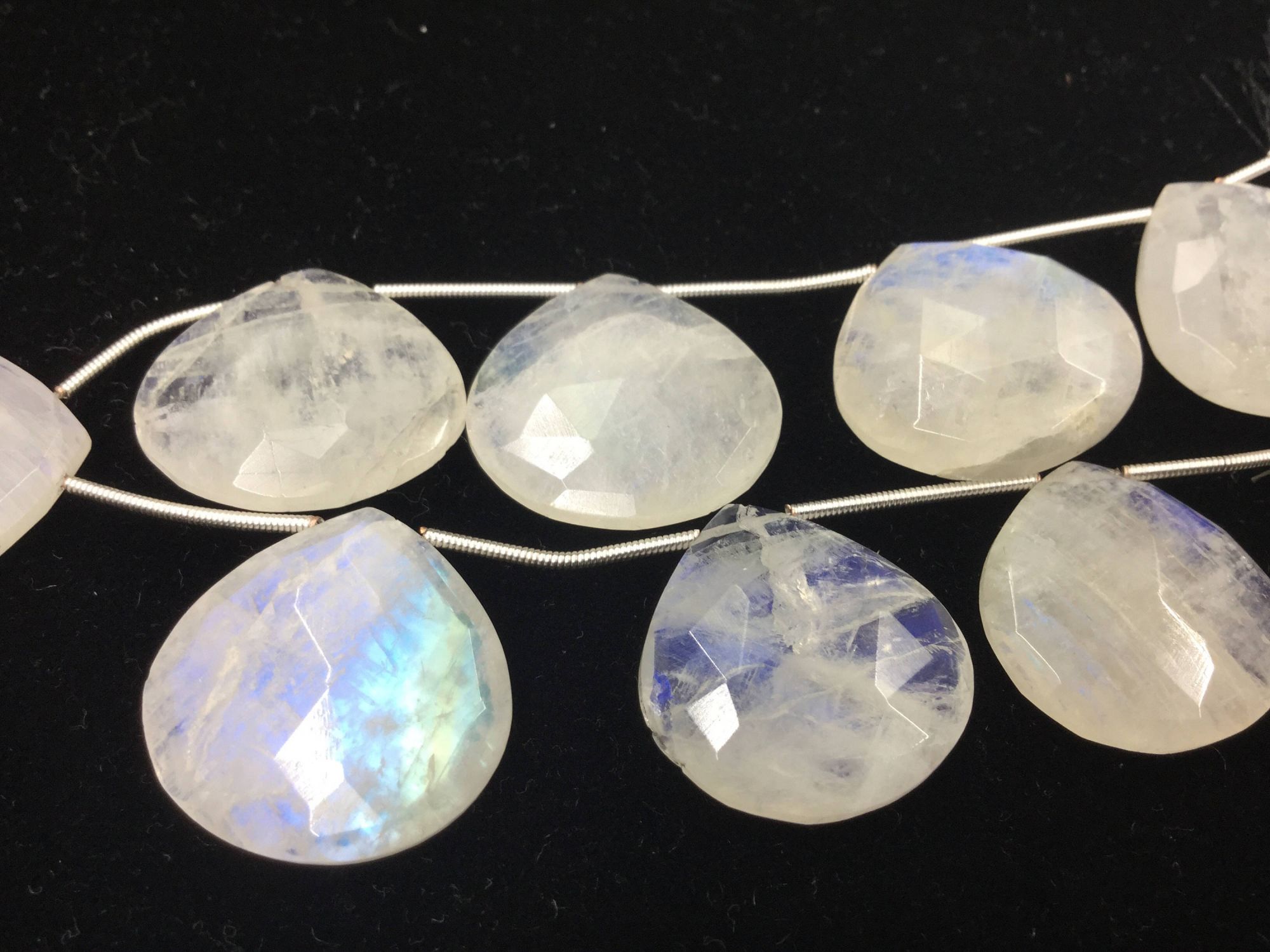 Moonstone Hearts Faceted