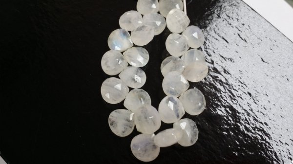 Moonstone Hearts Faceted