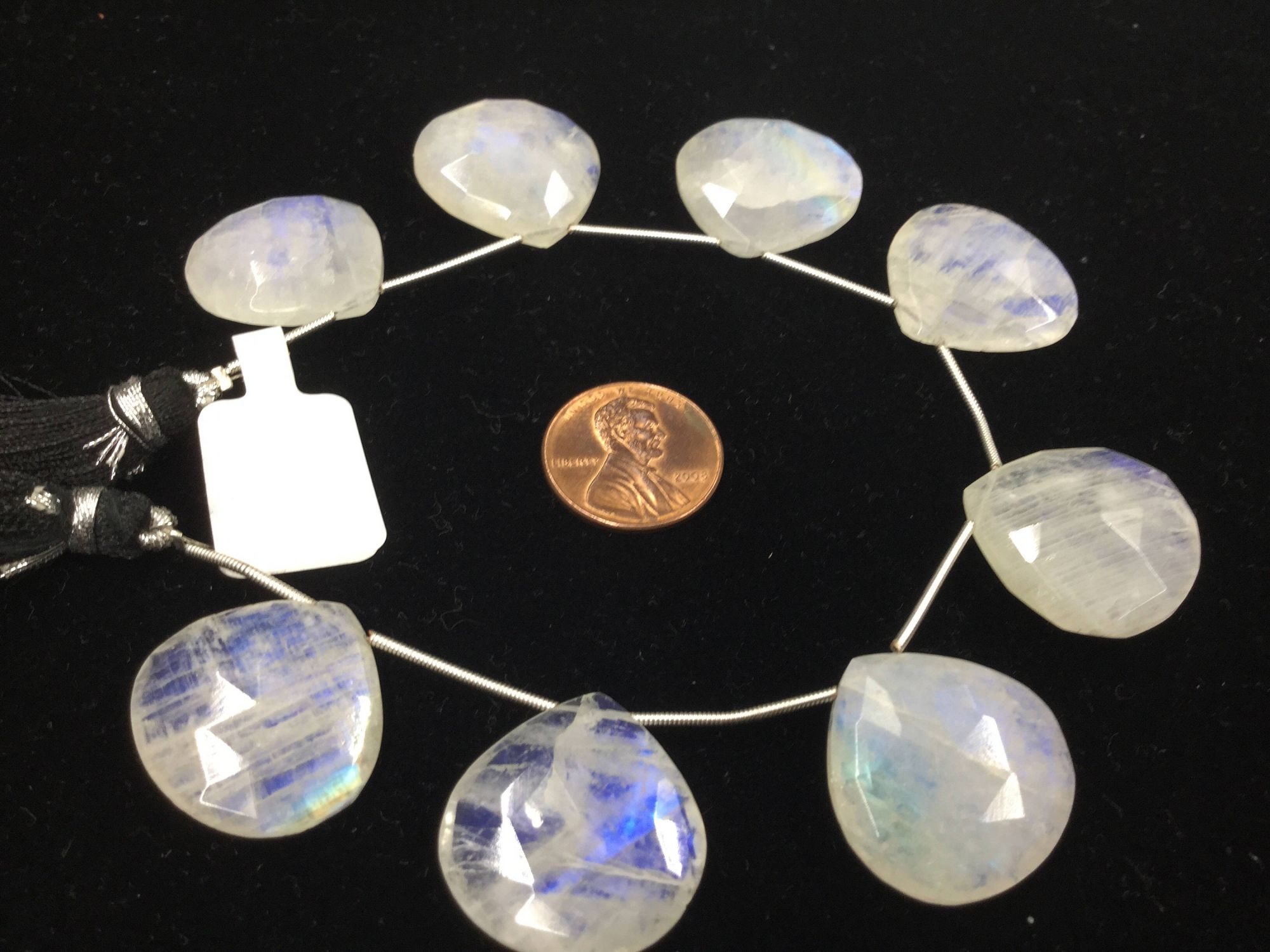 Moonstone Hearts Faceted