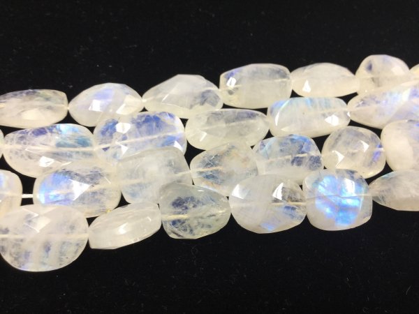Moonstone Nuggets Faceted