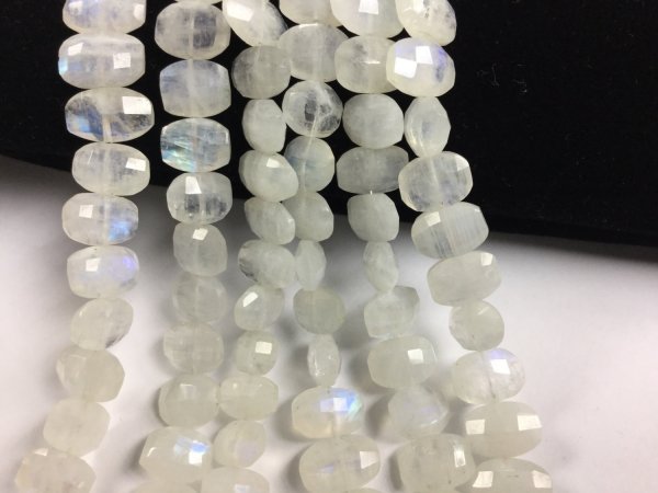 Moonstone Ovals Faceted