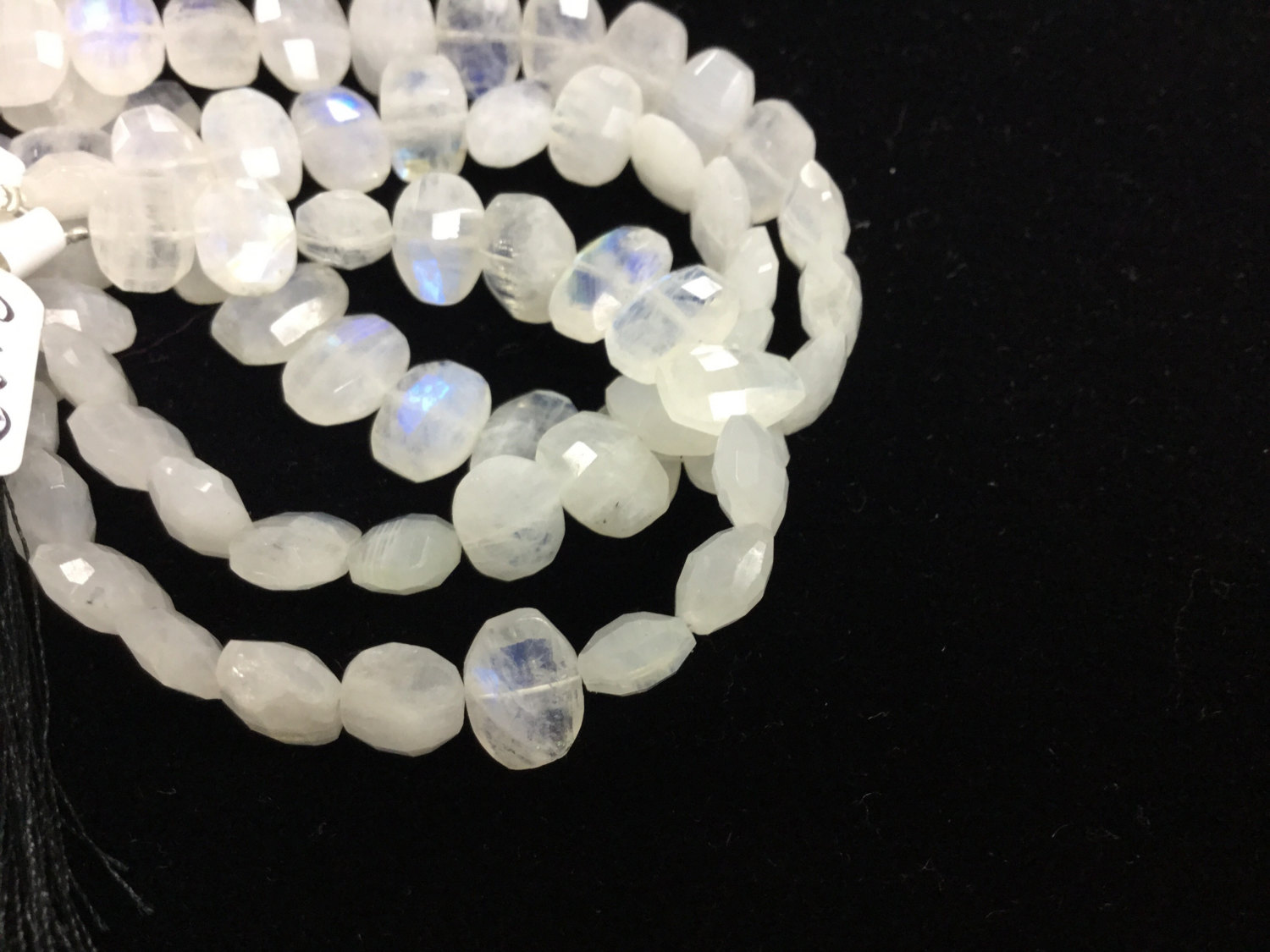 Moonstone Ovals Faceted