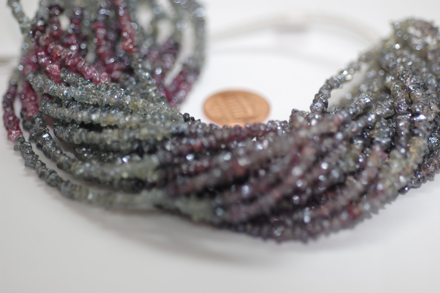 Multi Mystic Spinal Rough Cut Faceted (Platinum Polished)