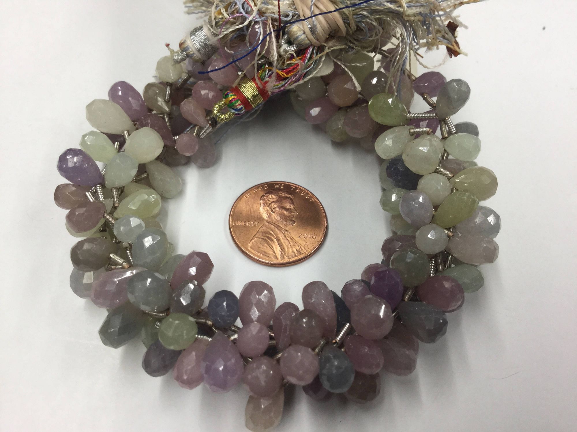Multi Sapphire Drops Faceted