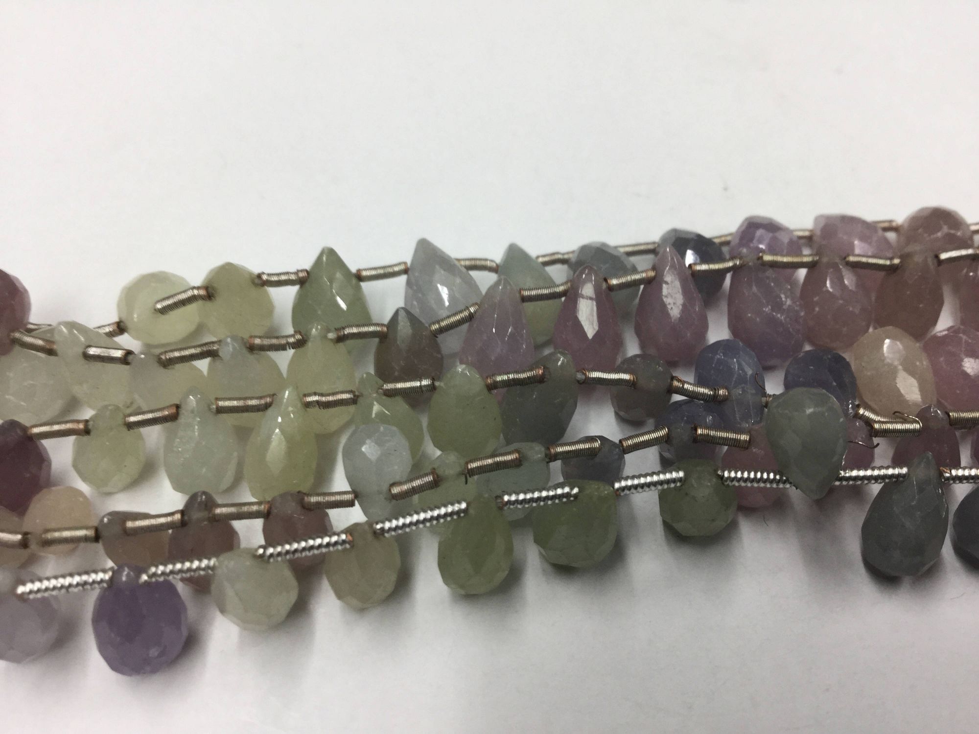 Multi Sapphire Drops Faceted