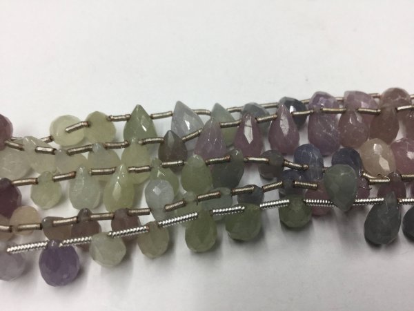 Multi Sapphire Drops Faceted