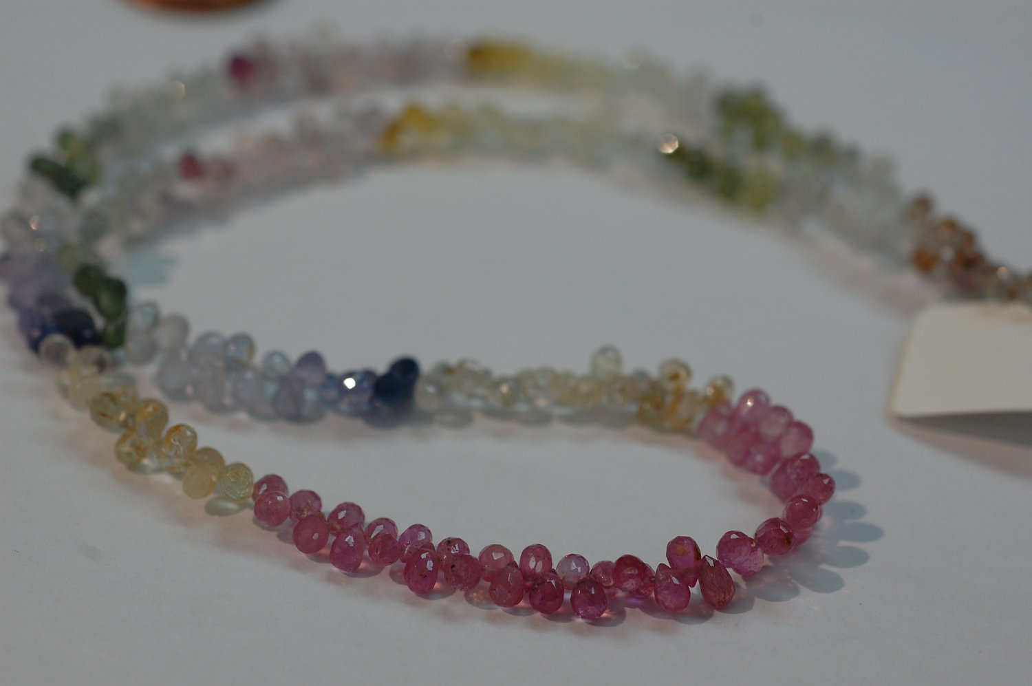Multi Sapphire Drops Faceted