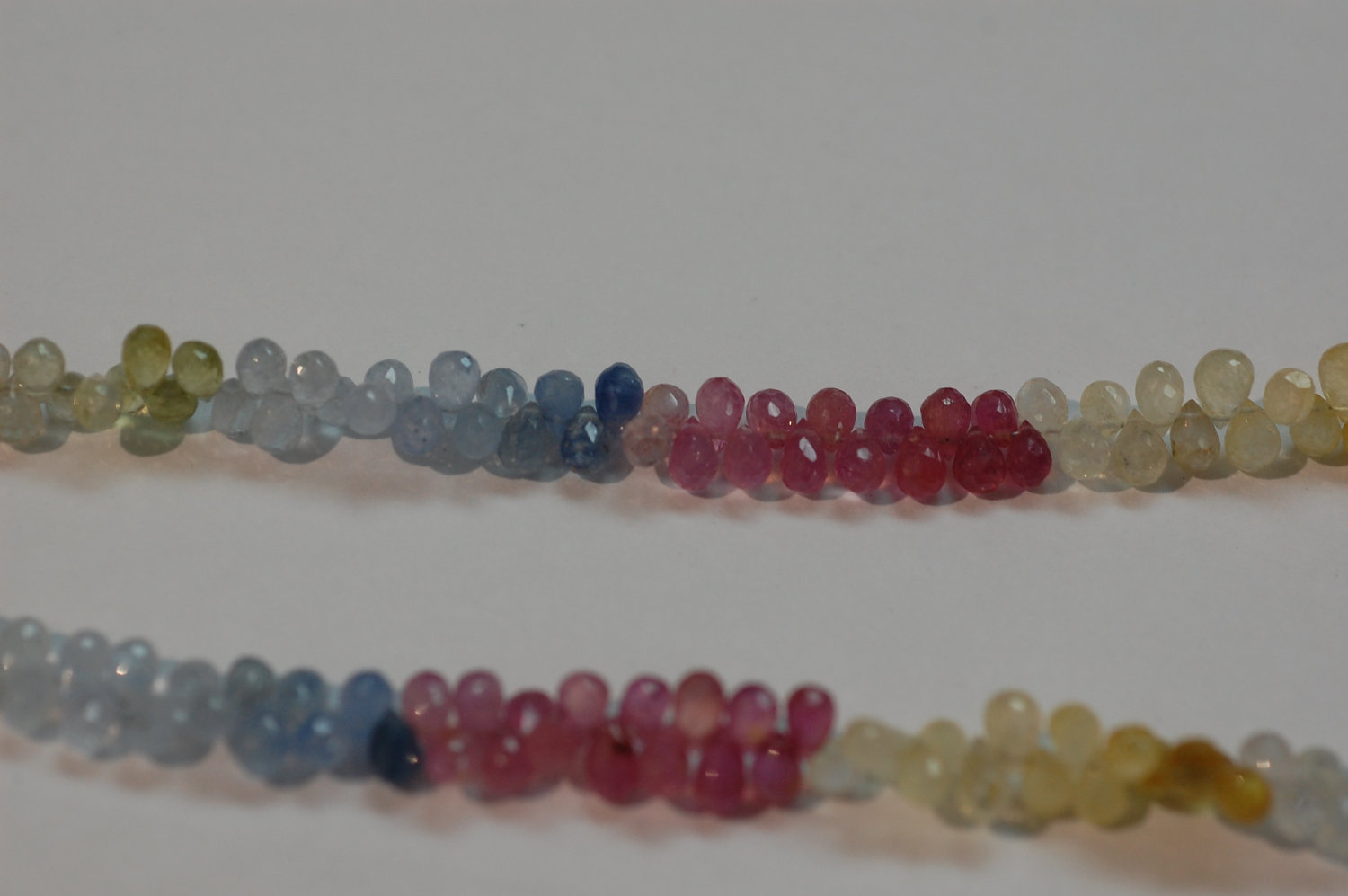 Multi Sapphire Drops Faceted