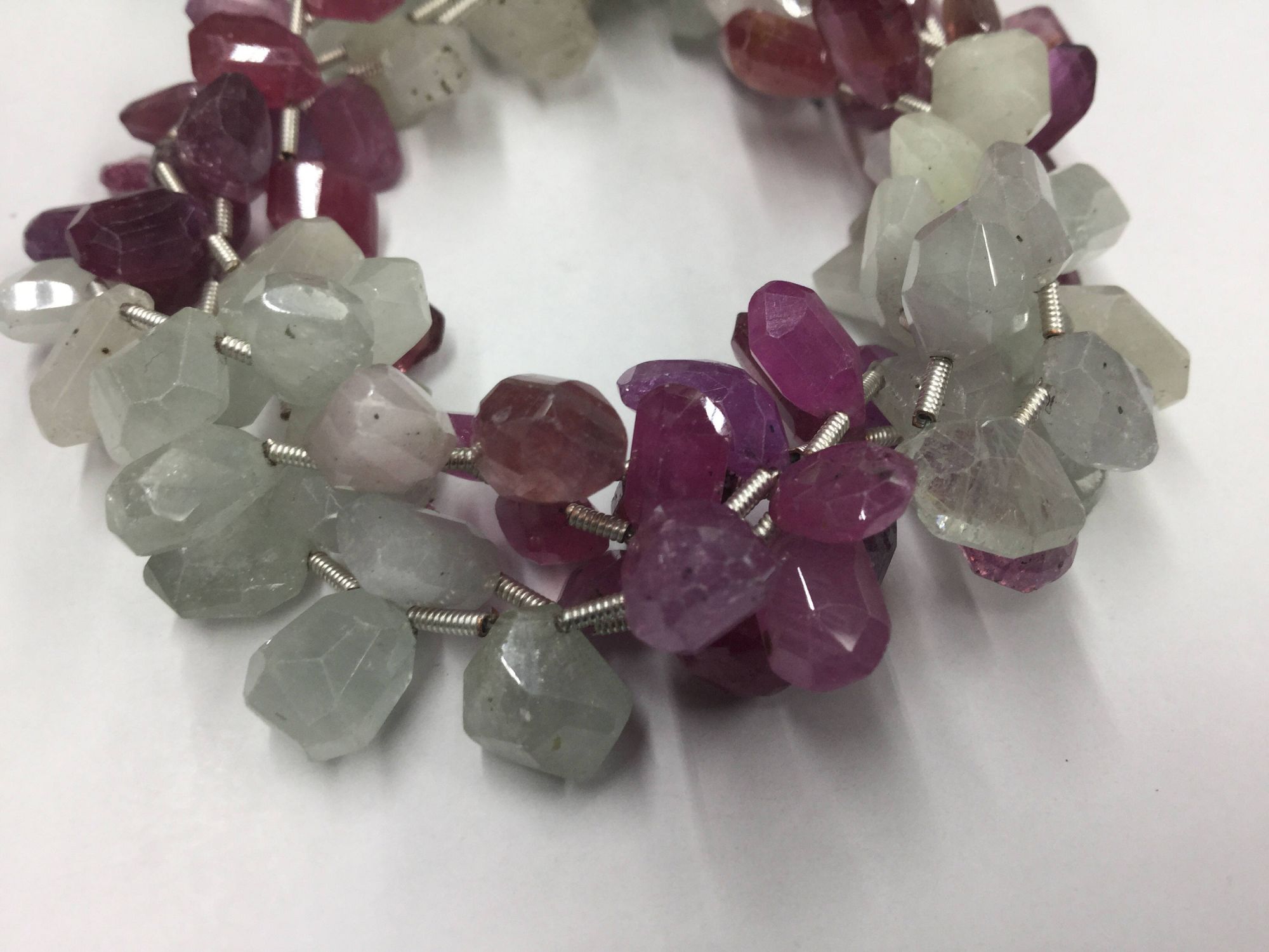 Multi Sapphire Funky Cut Faceted