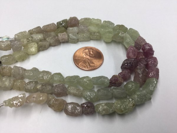 Multi Sapphire Funky Cut Faceted