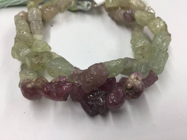 Multi Sapphire Funky Cut Faceted