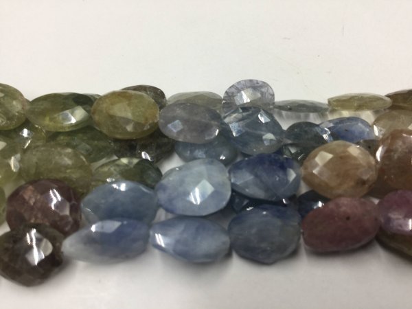 Multi Sapphire Ovals Faceted