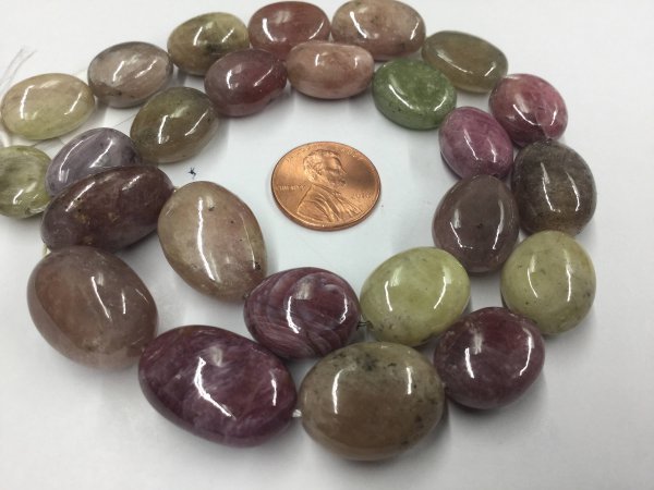 Multi Sapphire Ovals Smooth