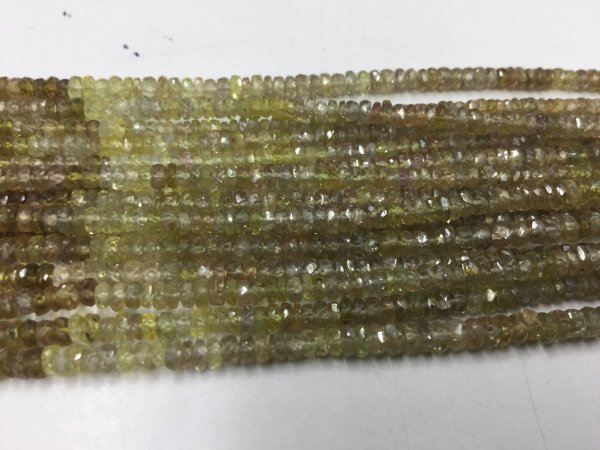 Multi Sapphire Rondelles Faceted