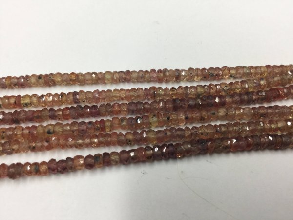 Sapphire Rondelles Faceted
