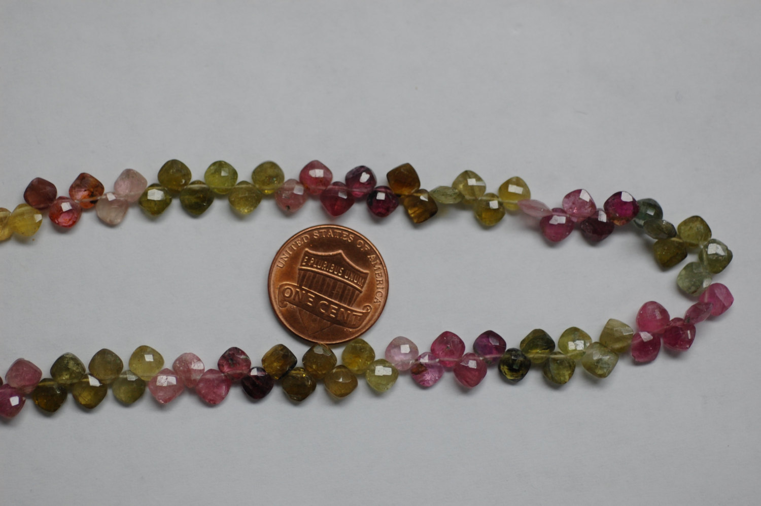 Multi Tourmaline Cushion Checker Board Cut