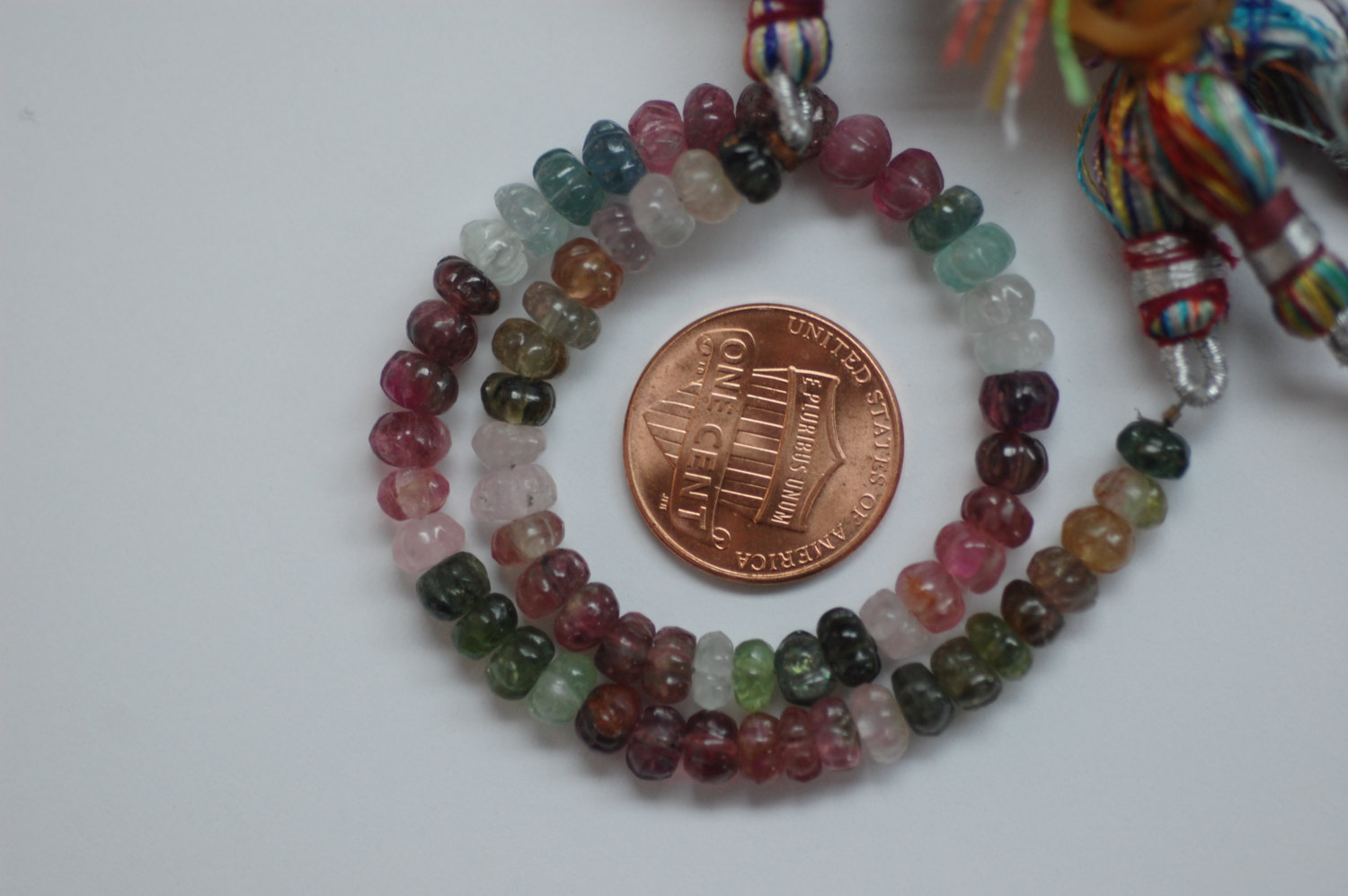 Multi Tourmaline Pumpkin Faceted