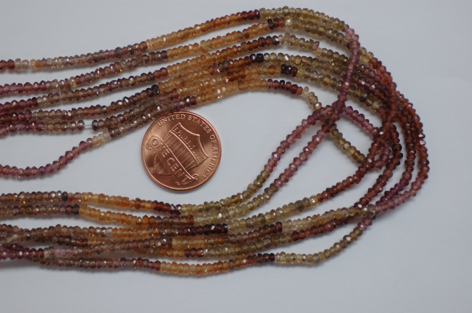 Multi Tundru Sapphire Rondelle Faceted
