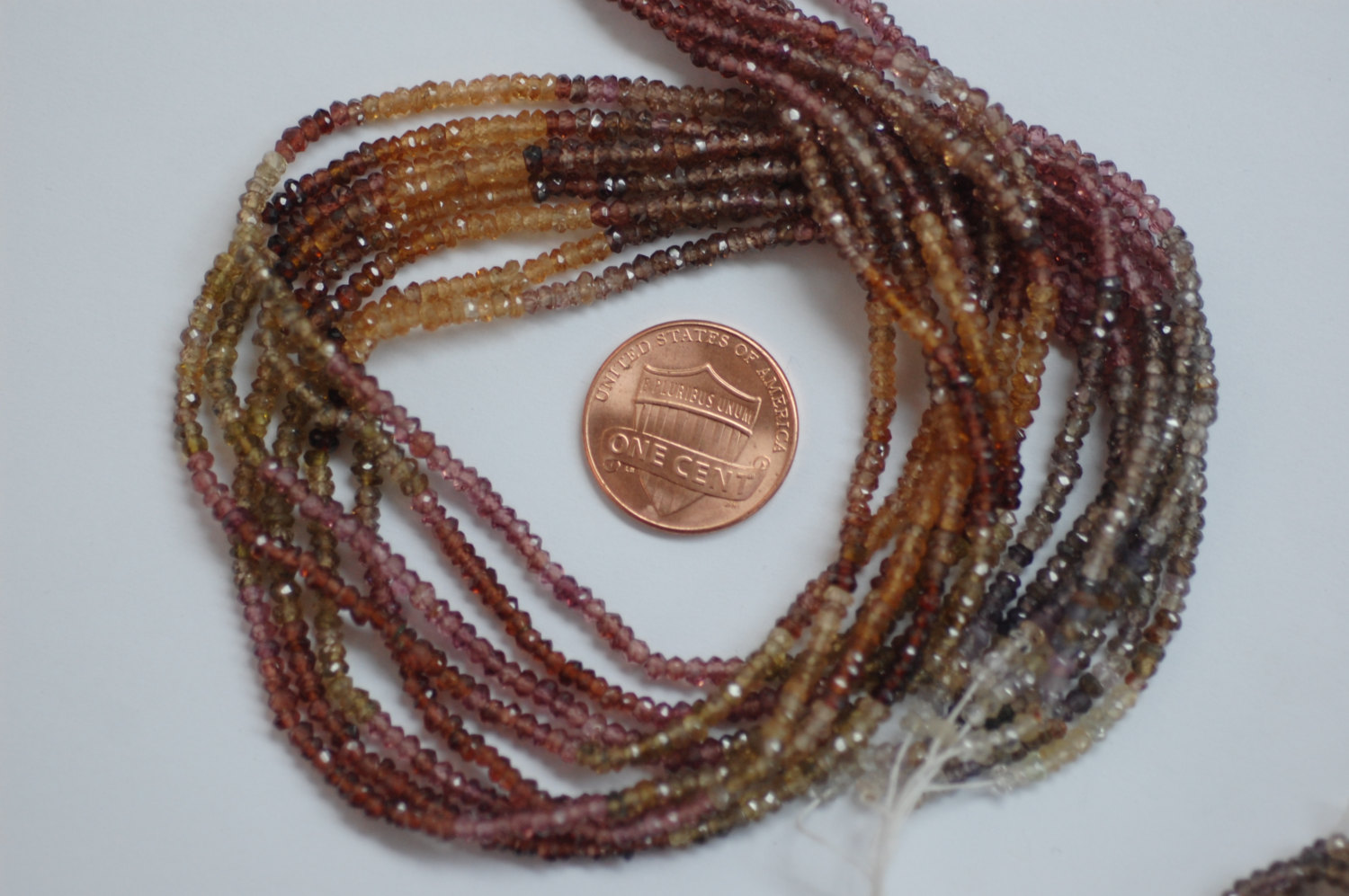 Multi Tundru Sapphire Rondelle Faceted