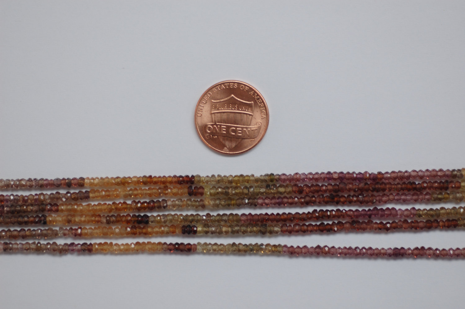 Multi Tundru Sapphire Rondelle Faceted