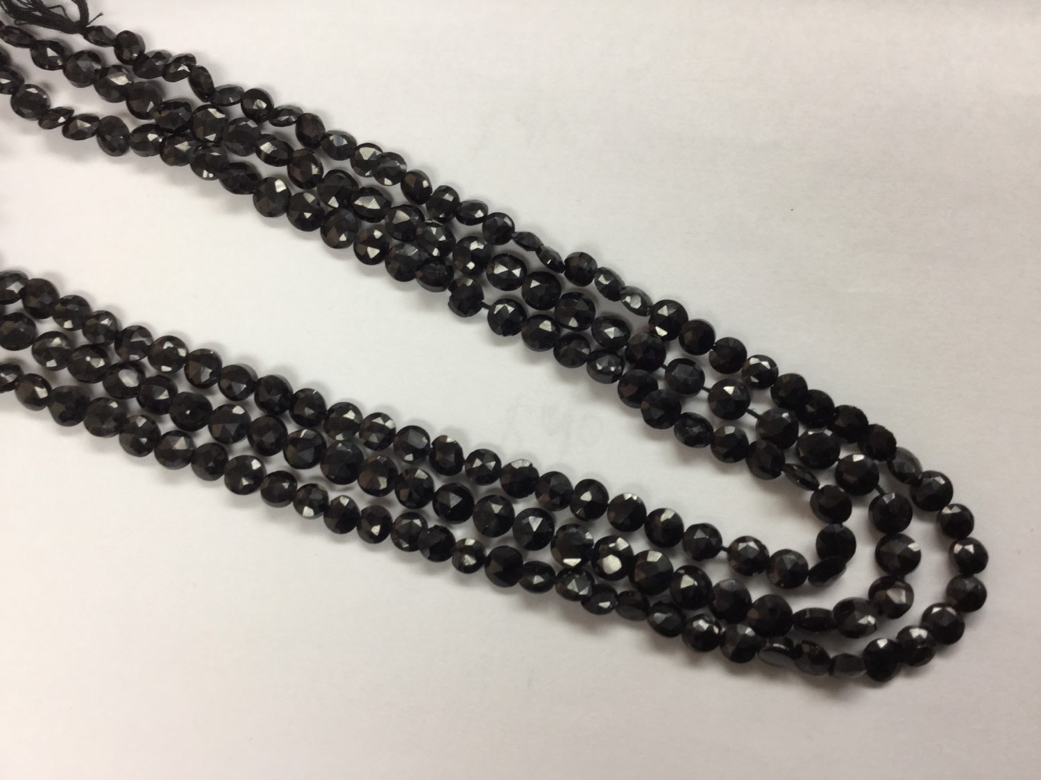 Mystic Black Spinel Coins Faceted