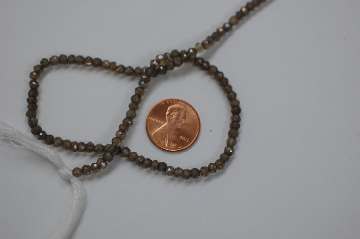 Mystic Golden Brown Quartz Rondelle Faceted