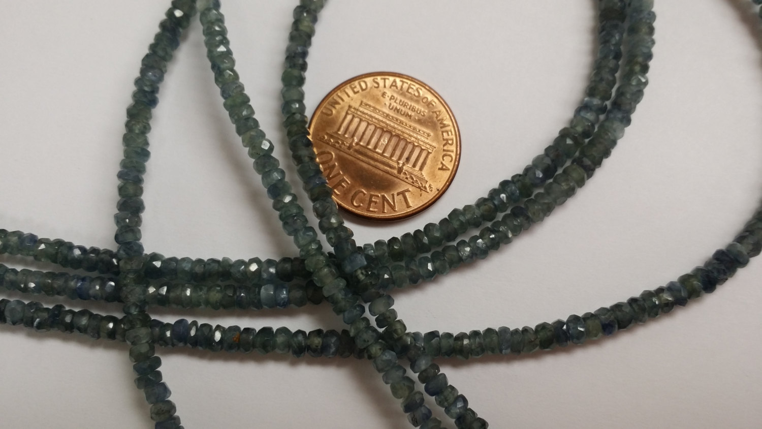 Mystic Gray Sapphire Rondelle