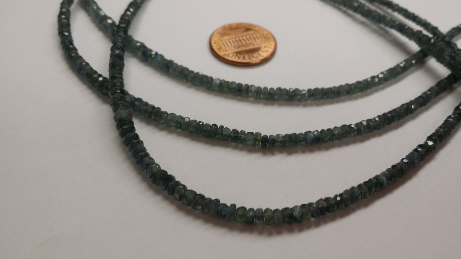 Mystic Gray Sapphire Rondelle