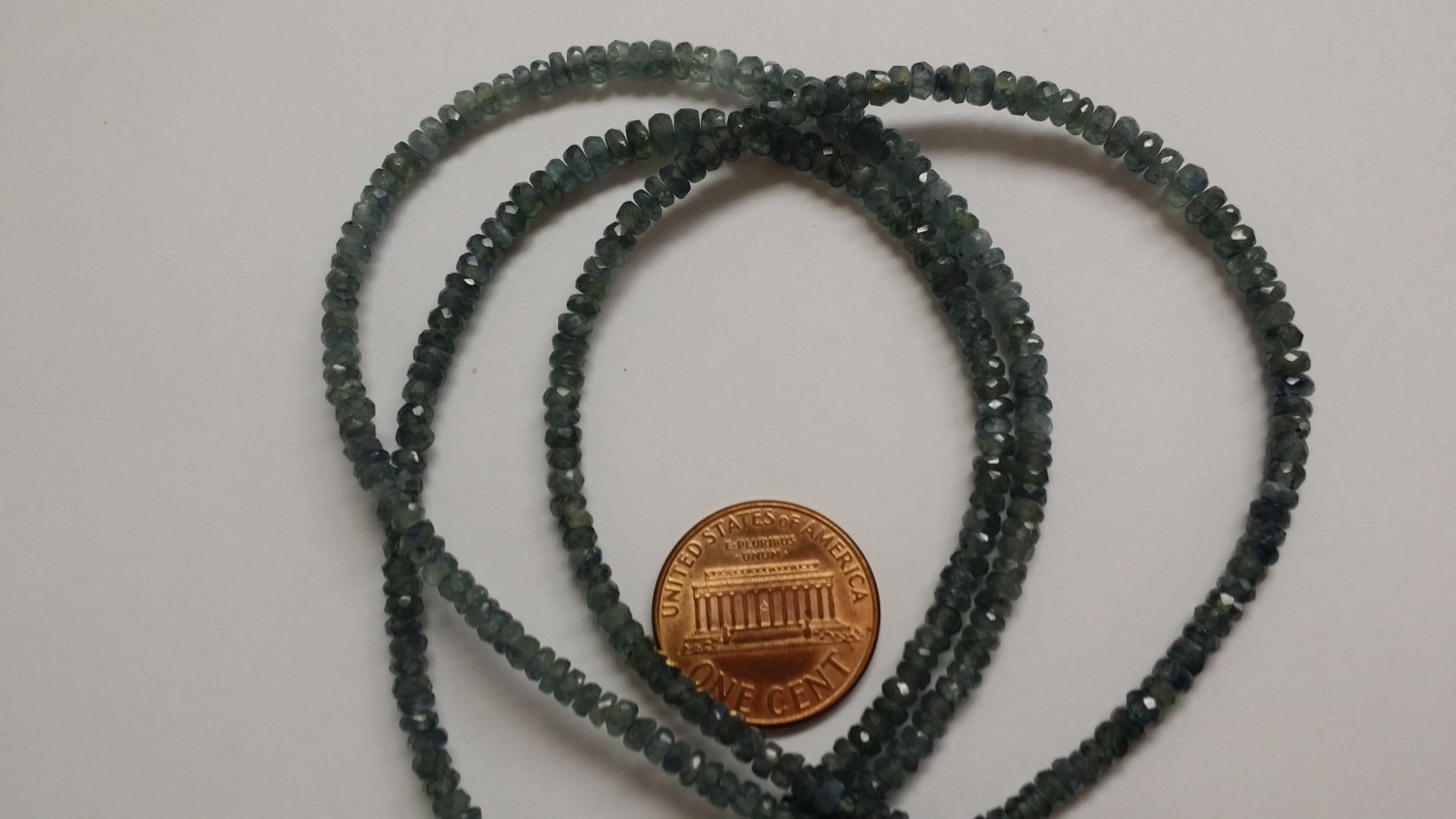 Mystic Gray Sapphire Rondelle