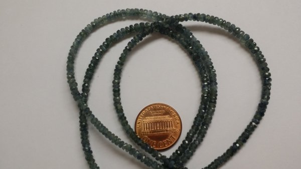 Mystic Gray Sapphire Rondelle