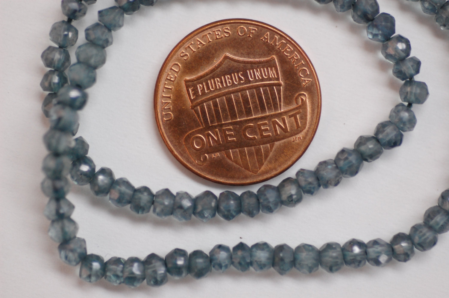 Mystic Green Quartz Rondelle Faceted