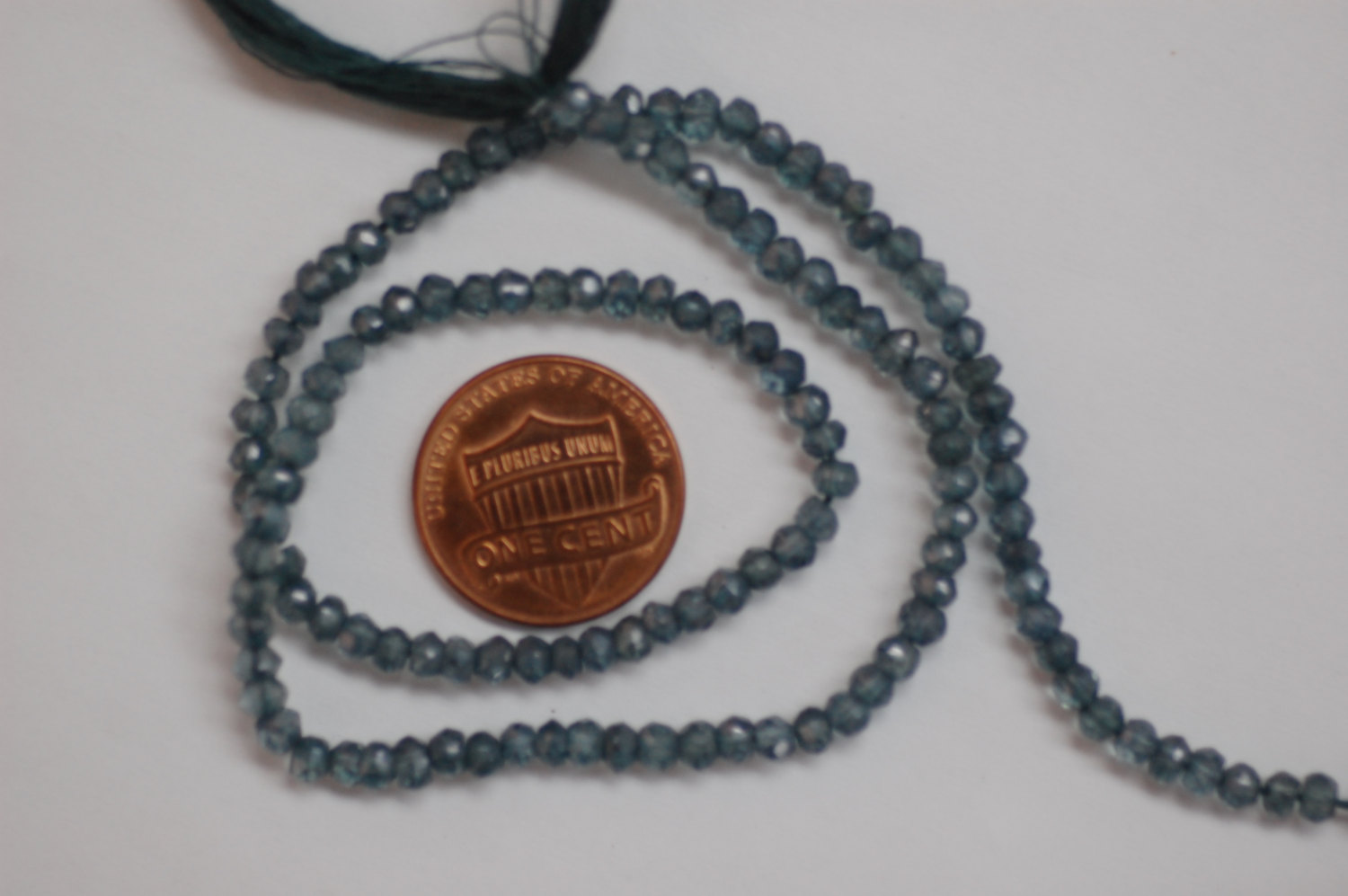 Mystic Green Quartz Rondelle Faceted