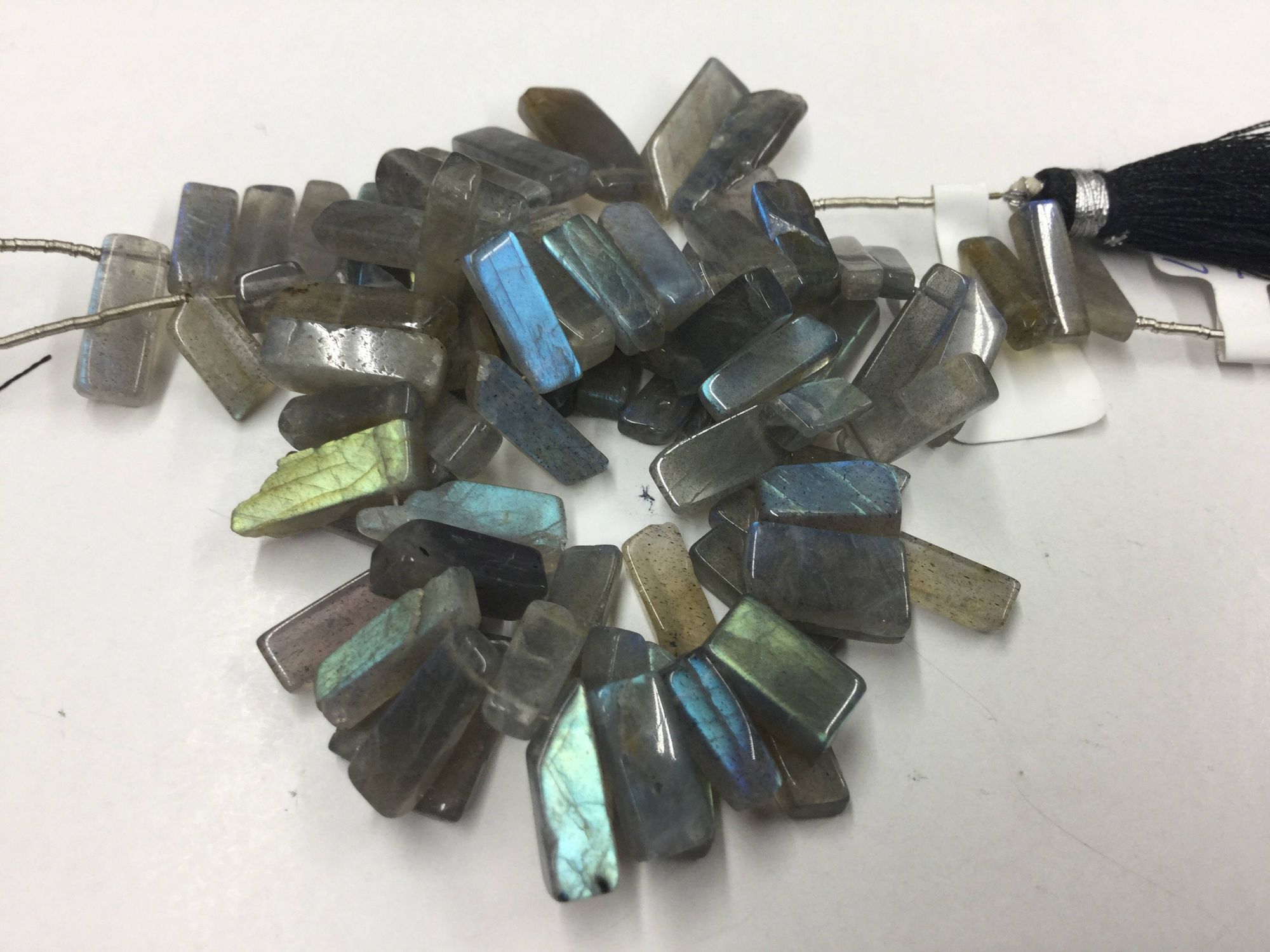 Labradorite Funky Cut Smooth Coated