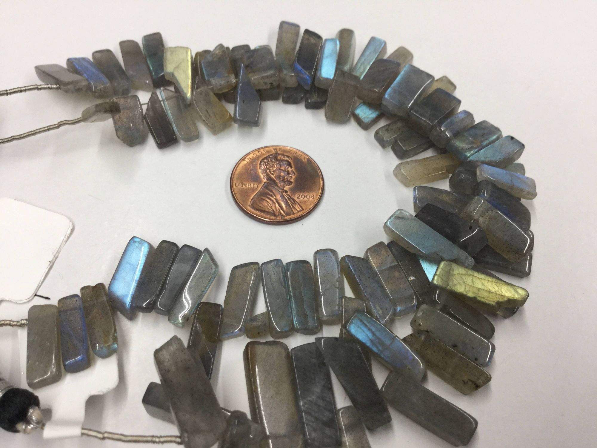 Labradorite Funky Cut Smooth Coated