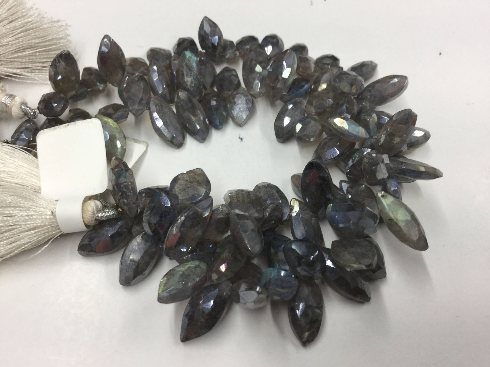 Mystic Labradorite Marquise Faceted