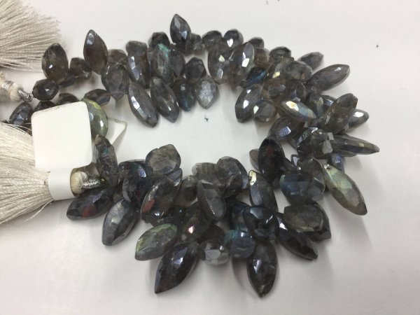 Mystic Labradorite Marquise Faceted